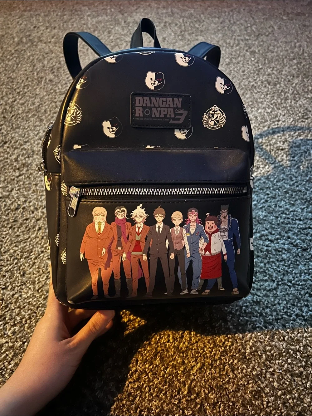 Hot Topic Black Danganronpa Character Mini Backpack Anime